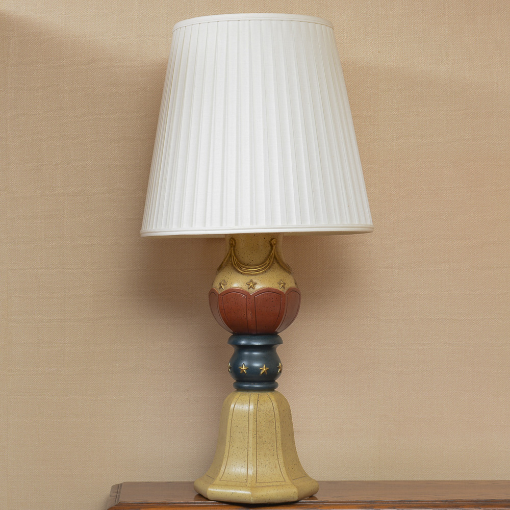 Plaster Patriotic Table Lamp