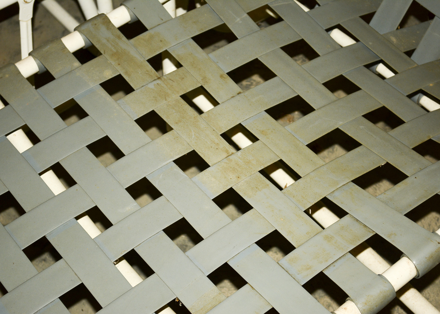 Vintage White and Gray Patio Set by Halcyon Inc.