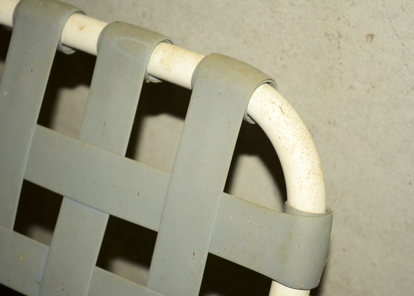 Vintage White and Gray Patio Set by Halcyon Inc.