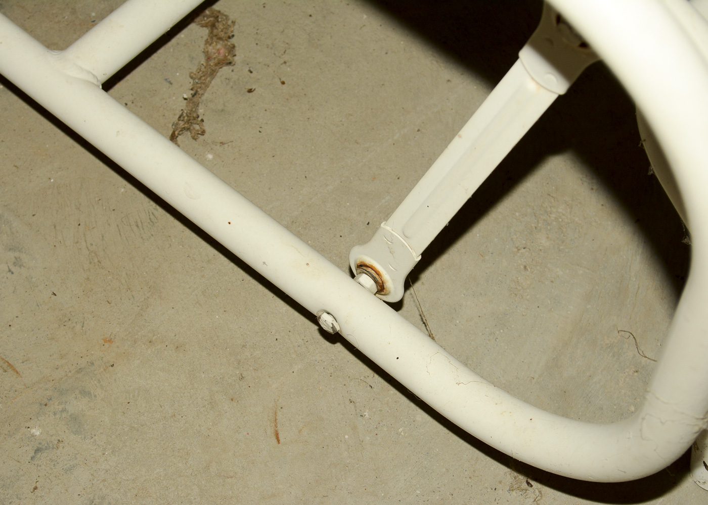 Vintage White and Gray Patio Set by Halcyon Inc.