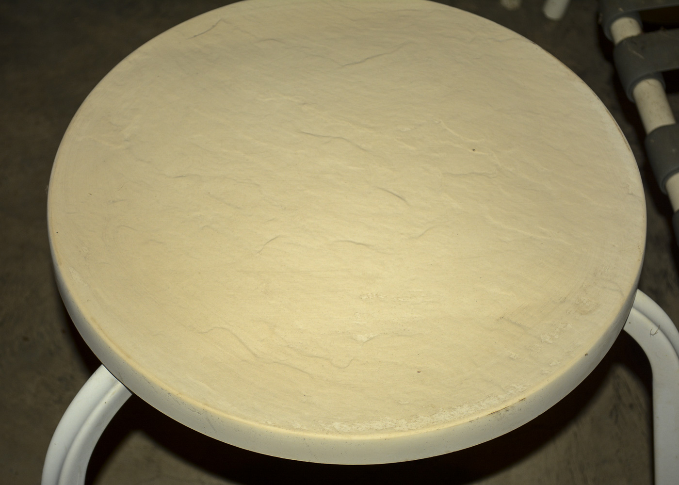 Vintage White and Gray Patio Set by Halcyon Inc.