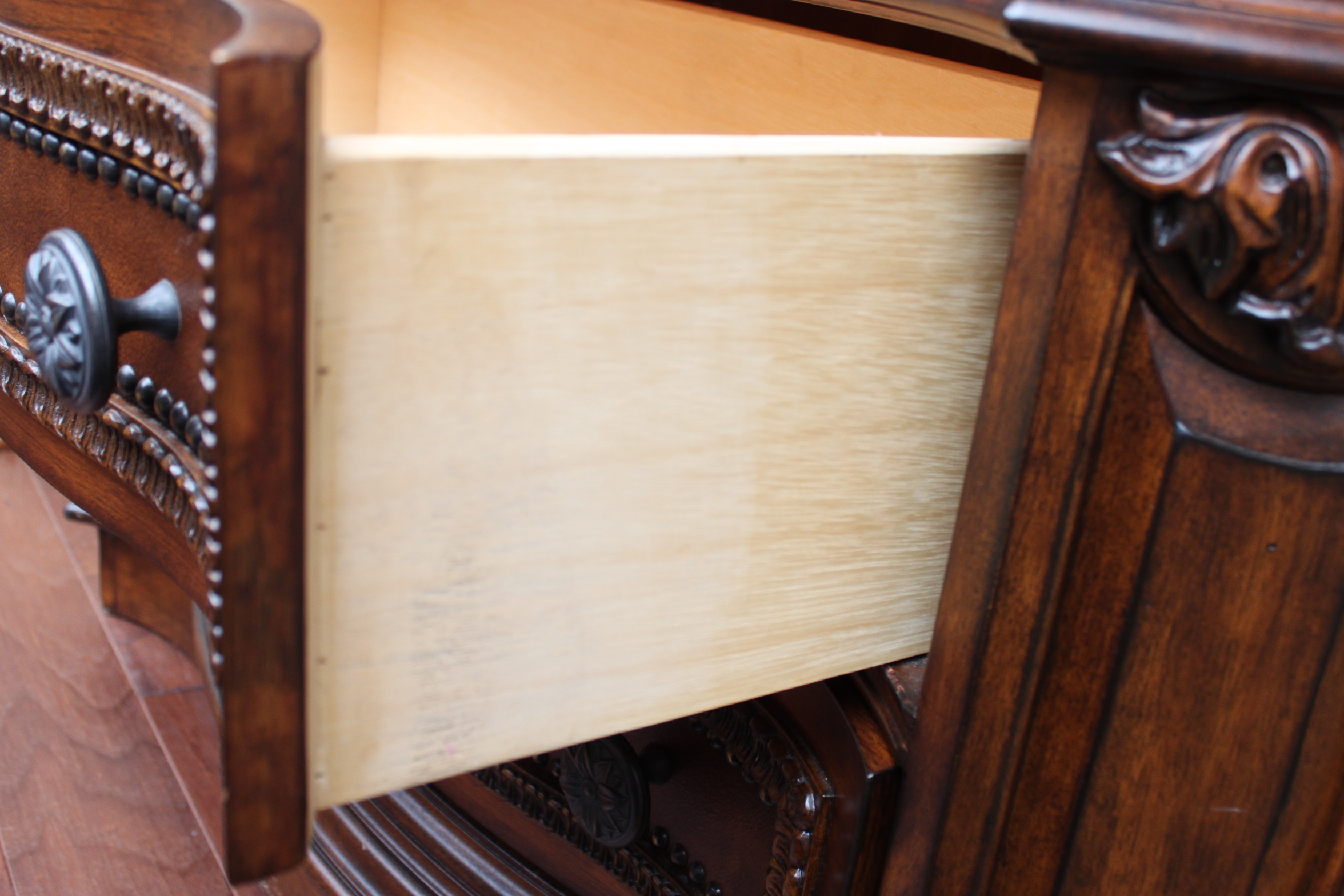 Louis XVI Inspired Serpentine Front Armoire by Pulaski Furniture