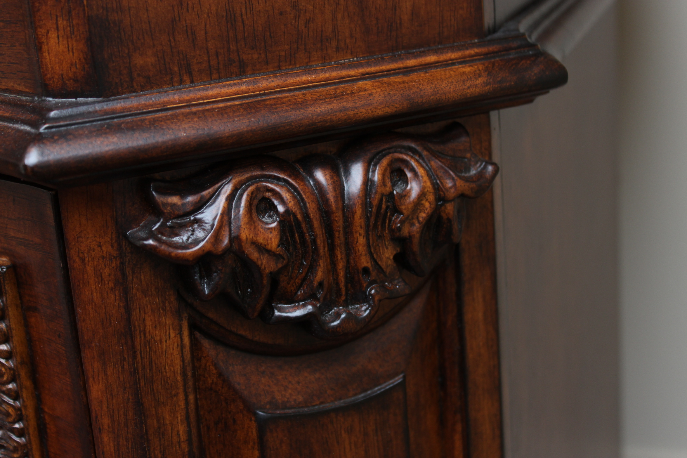 Louis XVI Inspired Serpentine Front Armoire by Pulaski Furniture