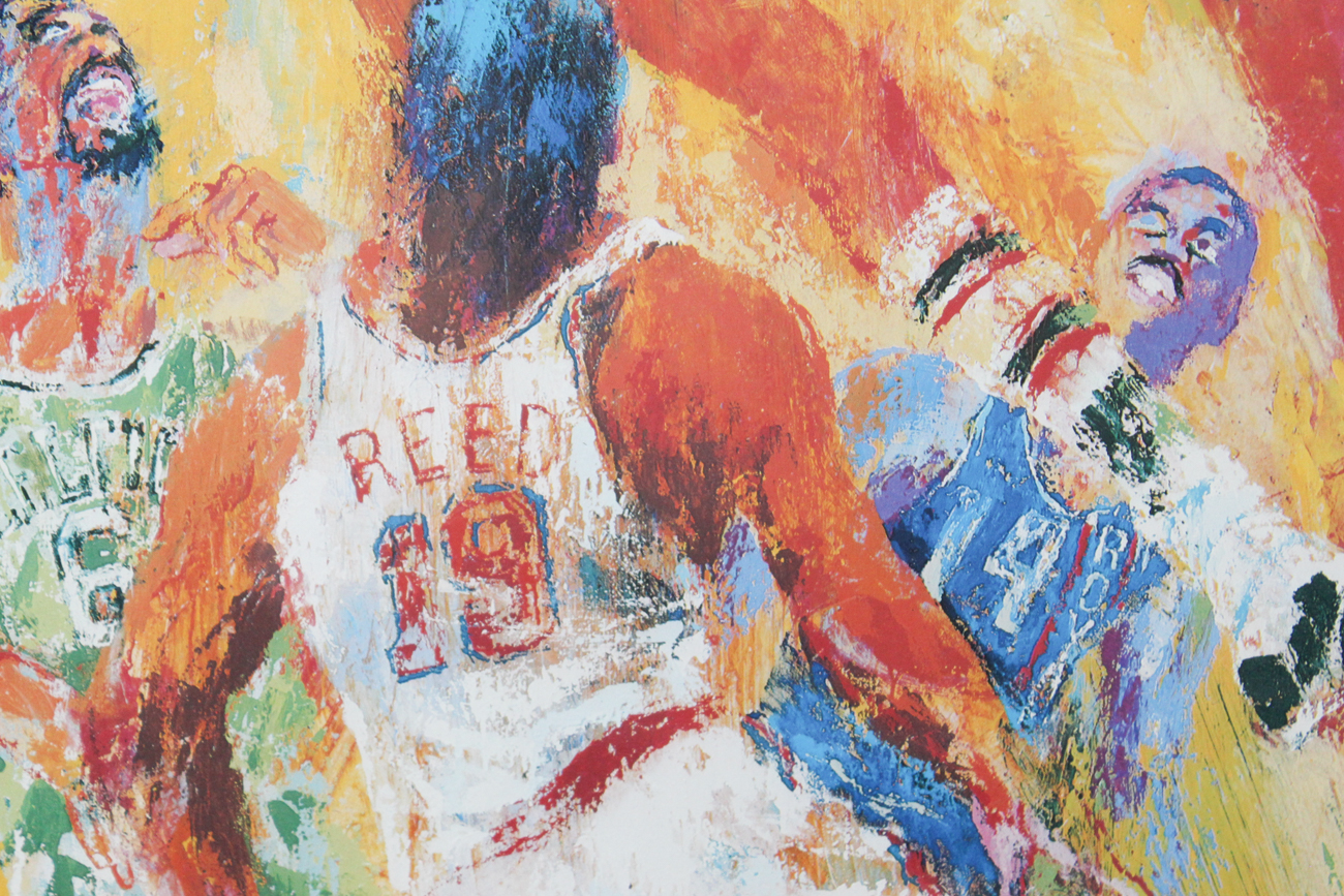 Impressionist Style Basketball Lithograph