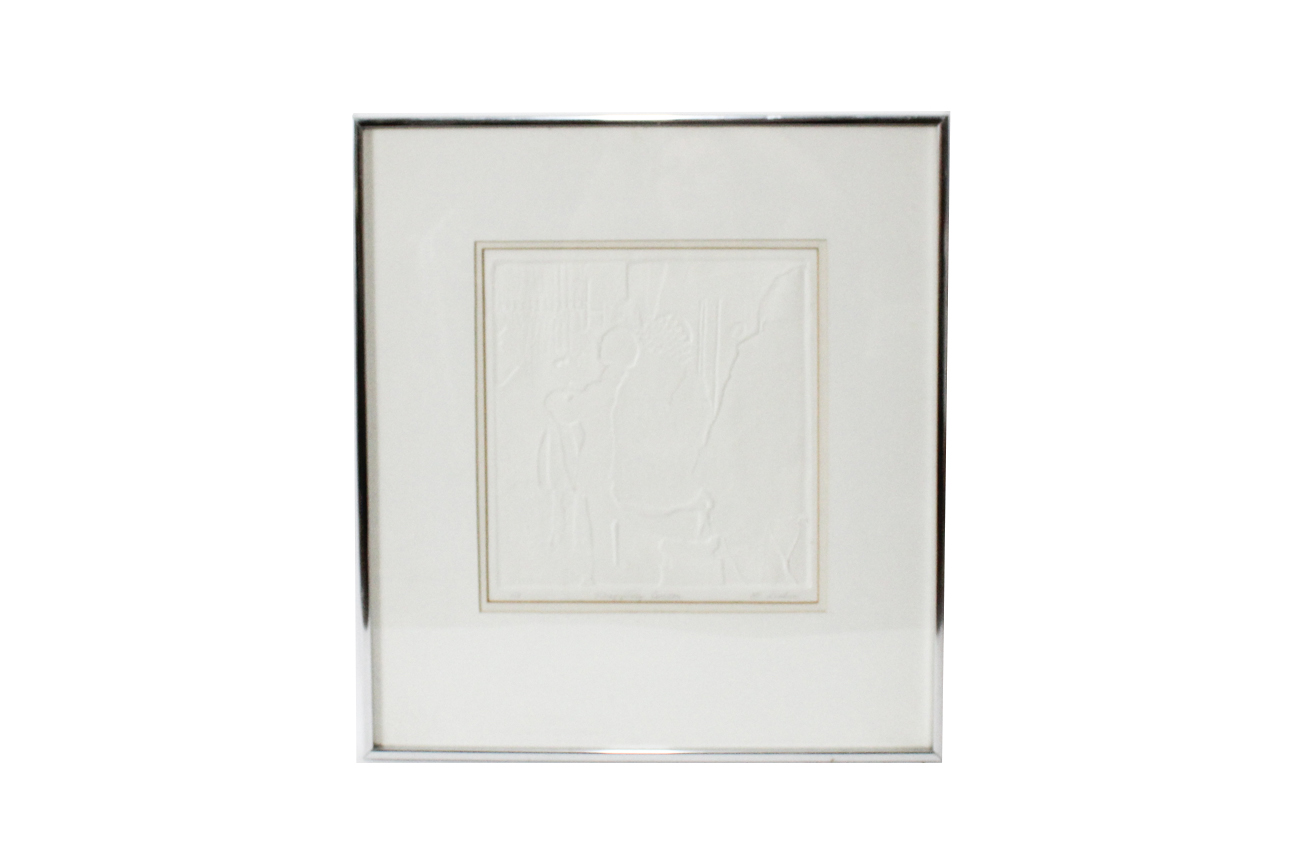 Martha Looker Embossed Relief Print