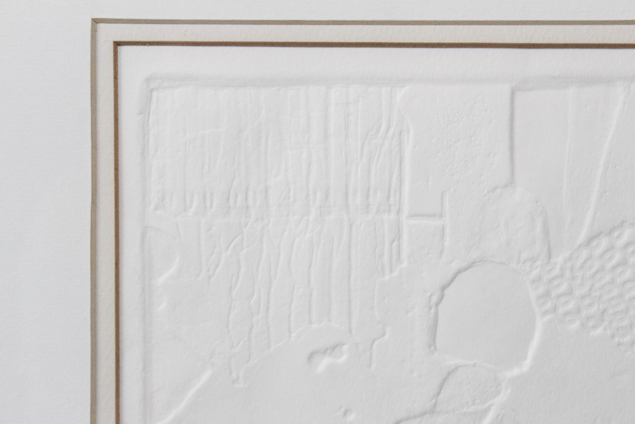 Martha Looker Embossed Relief Print