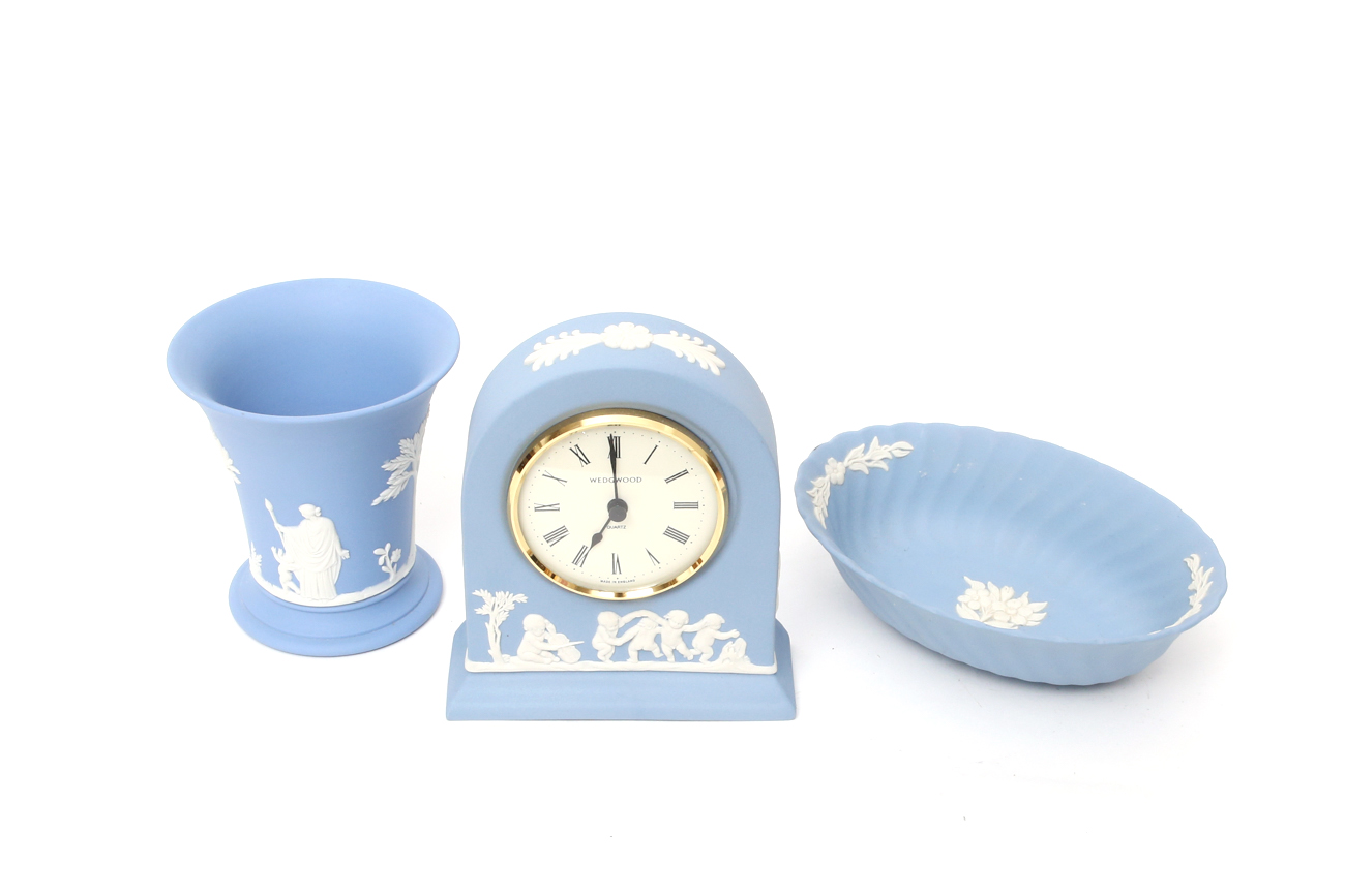 Collection of Classic Blue Jasperware by Wedgwood