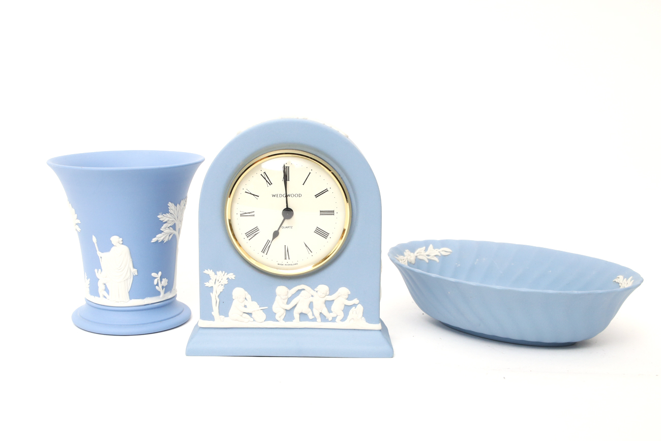Collection of Classic Blue Jasperware by Wedgwood
