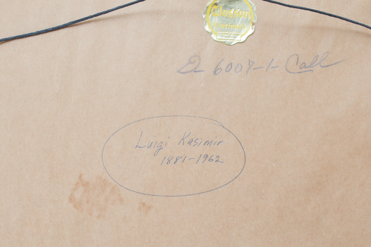 Original Luigi Kasimir Etching "San Francisco, Cali"