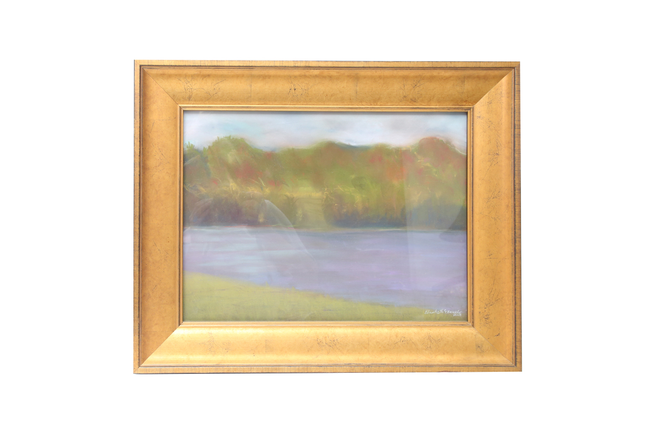 Original Signed Gouache Watercolor Painting