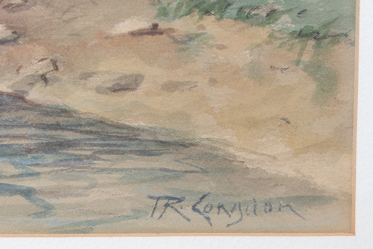 Antique Chromolithograph of a Dutch Barnyard