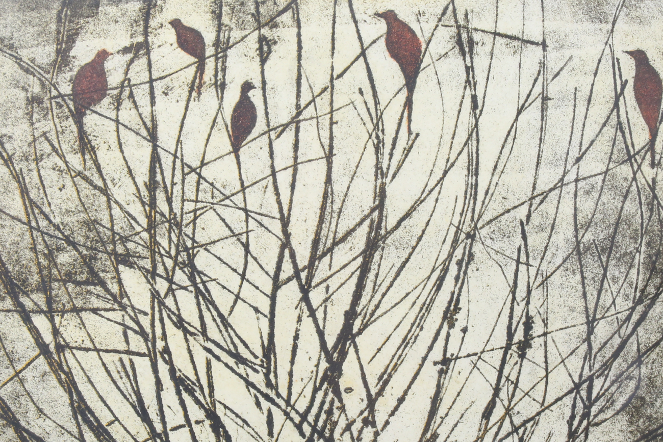 Signed Limited Edition Intaglio Print "Summer" by E. Vaun