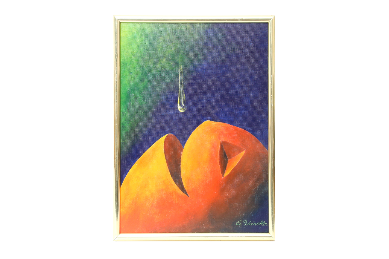 Original Signed Abstract Oil Painting
