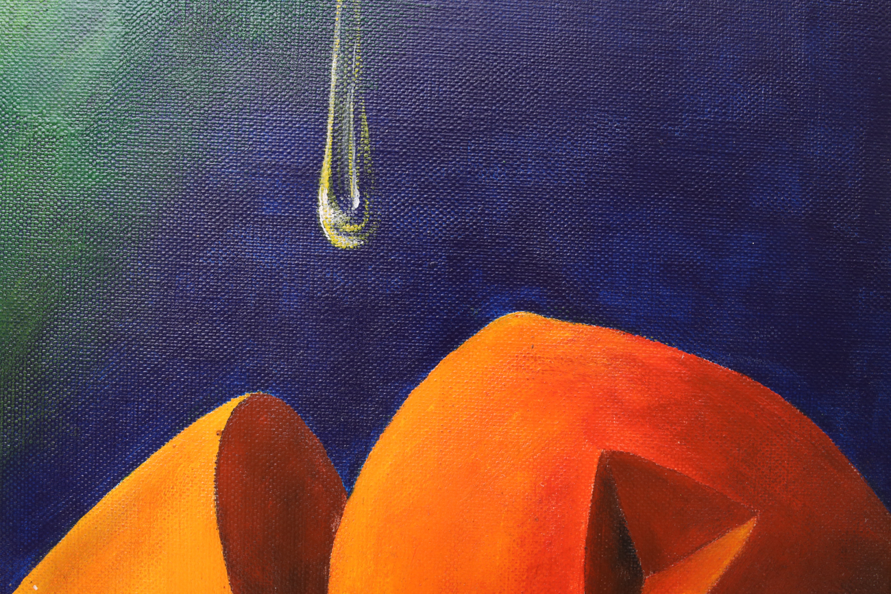 Original Signed Abstract Oil Painting