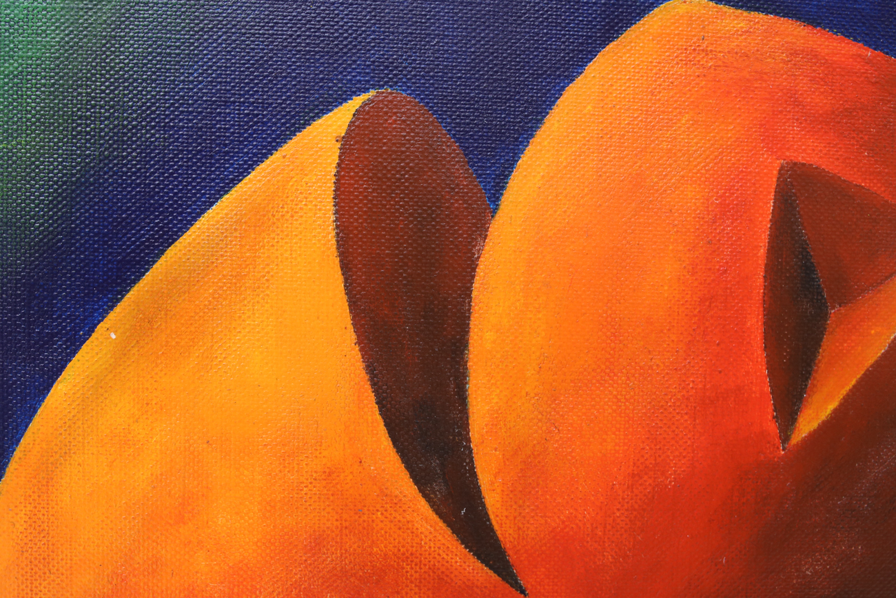 Original Signed Abstract Oil Painting