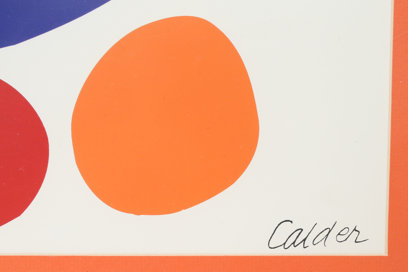1998 Open Edition "Smoke Rings" Lithograph After Alexander Calder