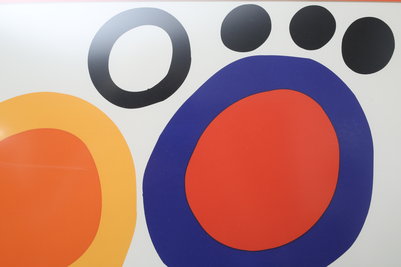 1998 Open Edition "Smoke Rings" Lithograph After Alexander Calder