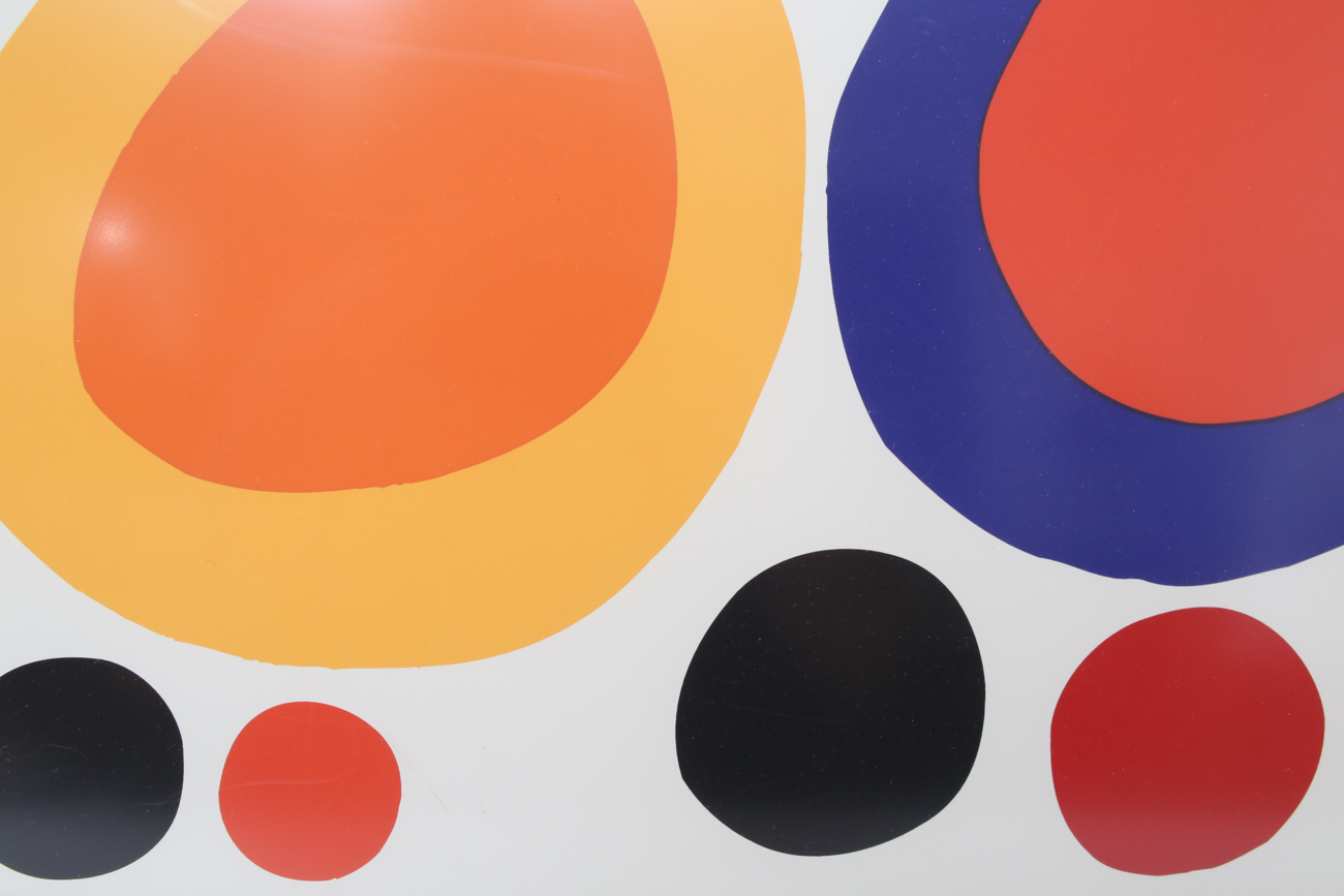 1998 Open Edition "Smoke Rings" Lithograph After Alexander Calder