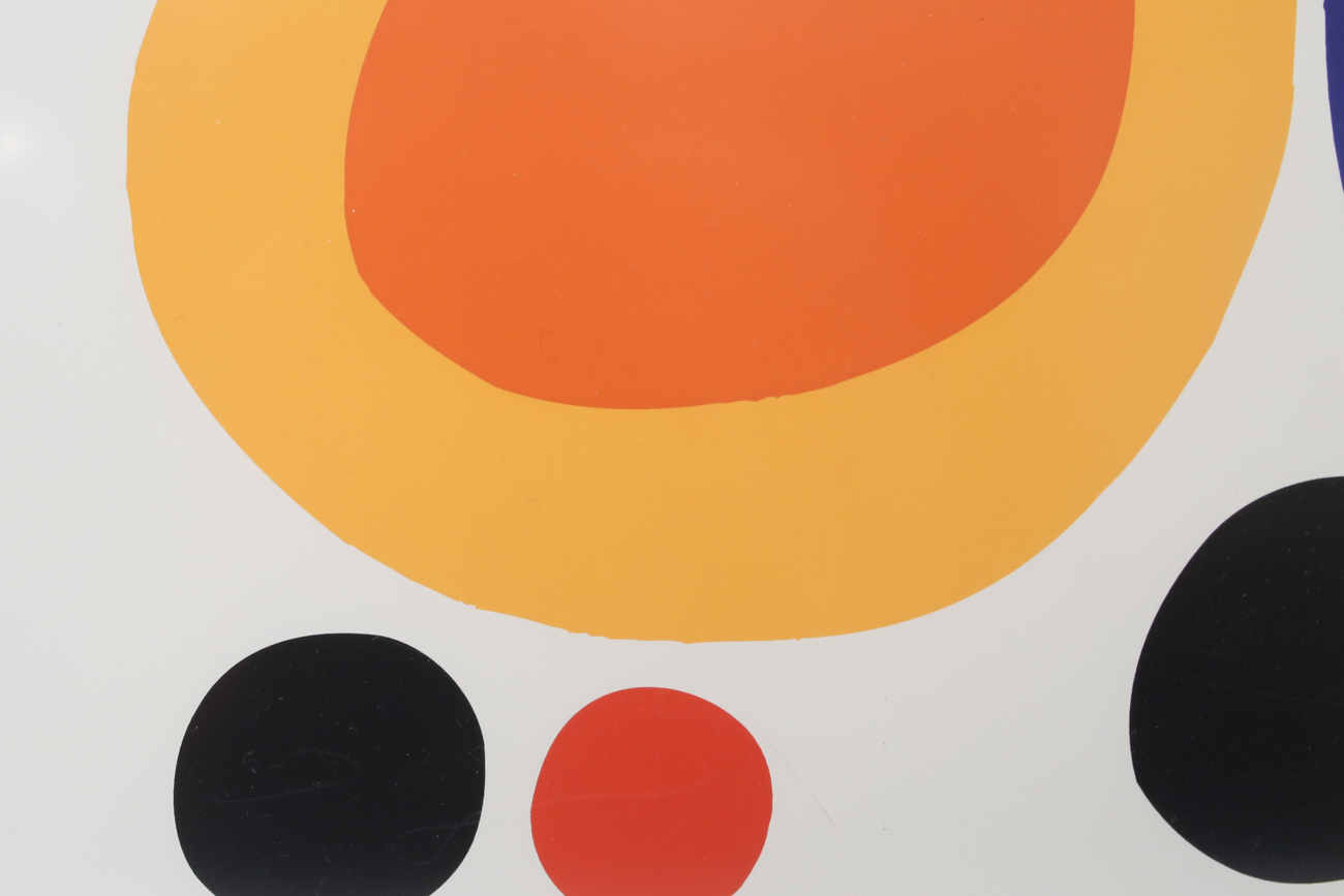 1998 Open Edition "Smoke Rings" Lithograph After Alexander Calder