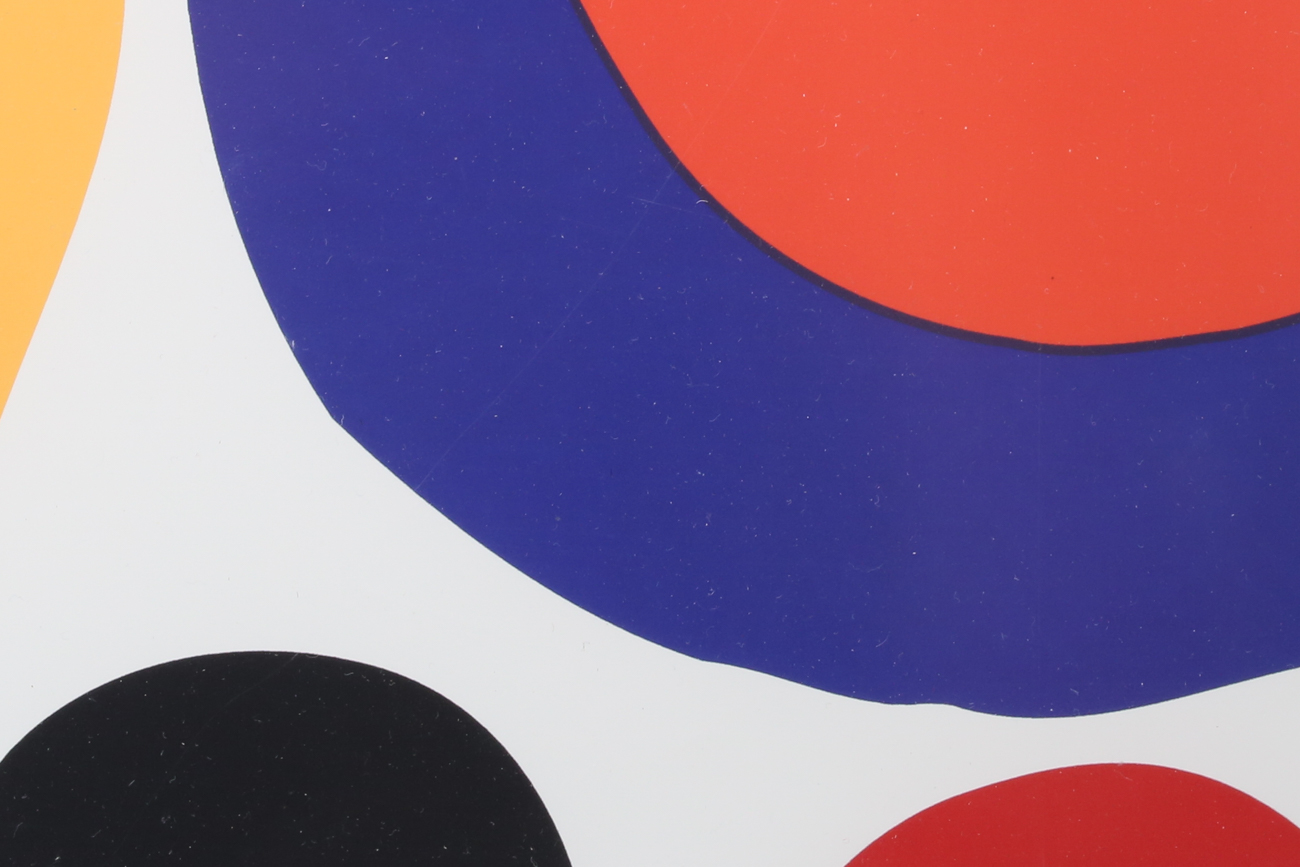 1998 Open Edition "Smoke Rings" Lithograph After Alexander Calder