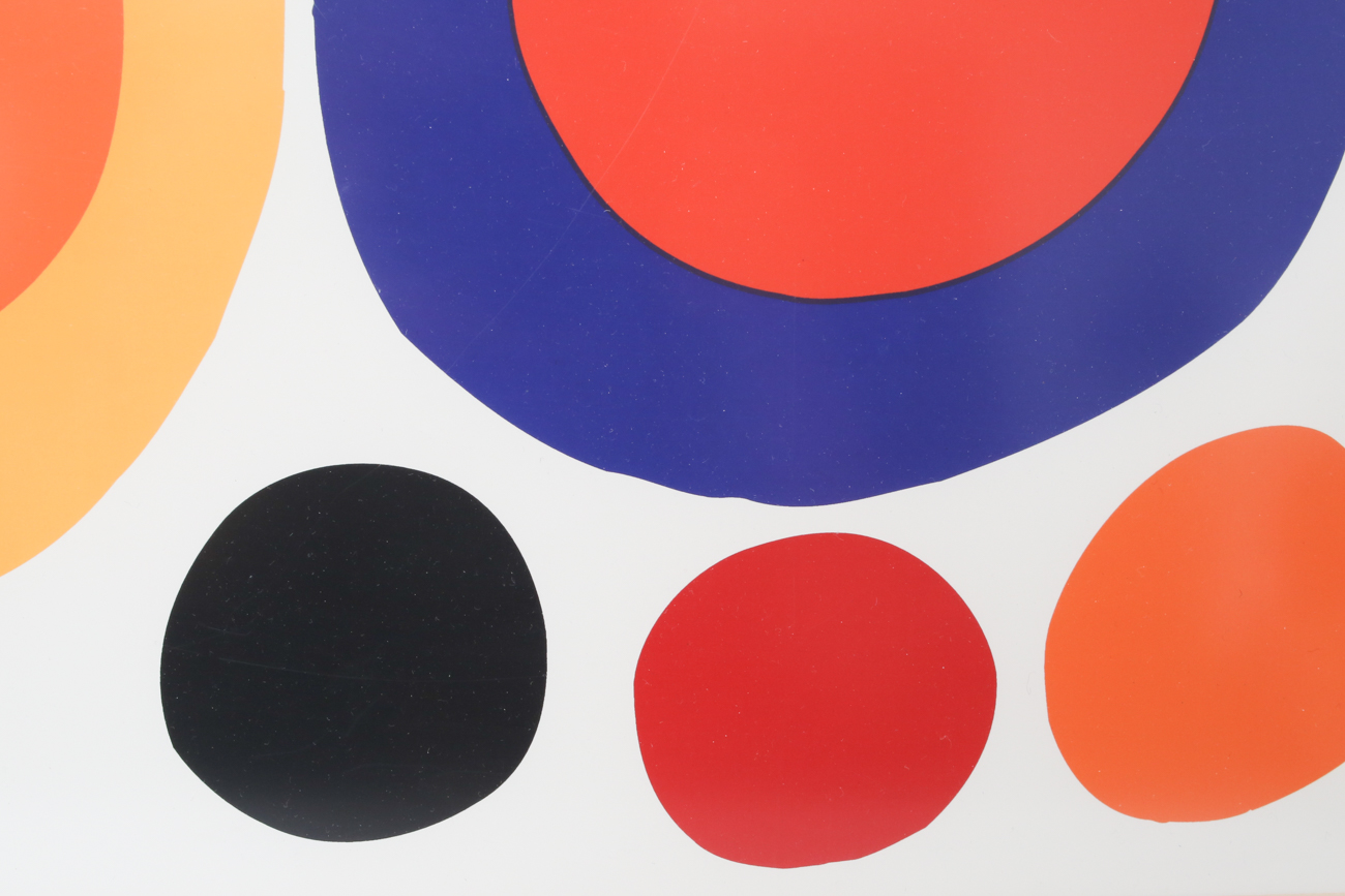 1998 Open Edition "Smoke Rings" Lithograph After Alexander Calder
