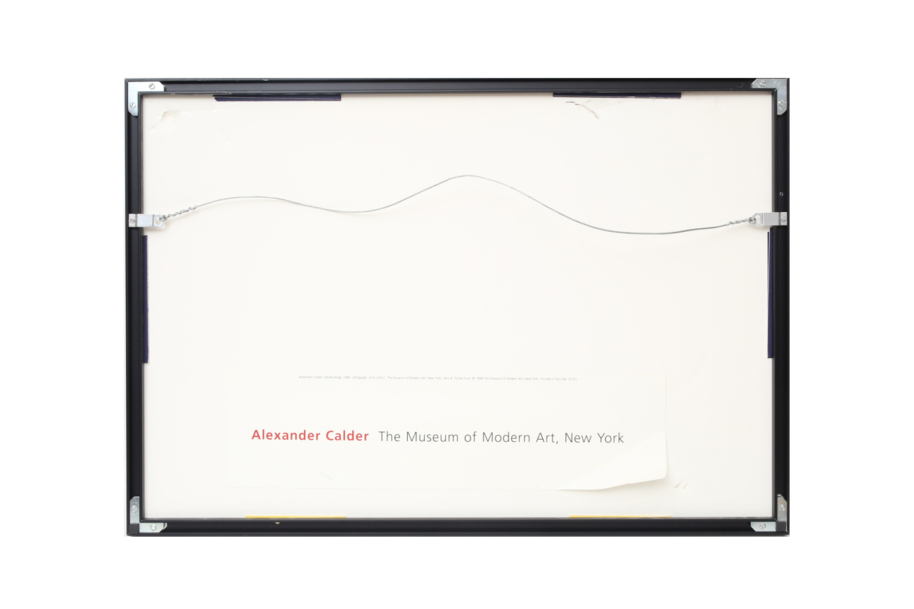 1998 Open Edition "Smoke Rings" Lithograph After Alexander Calder
