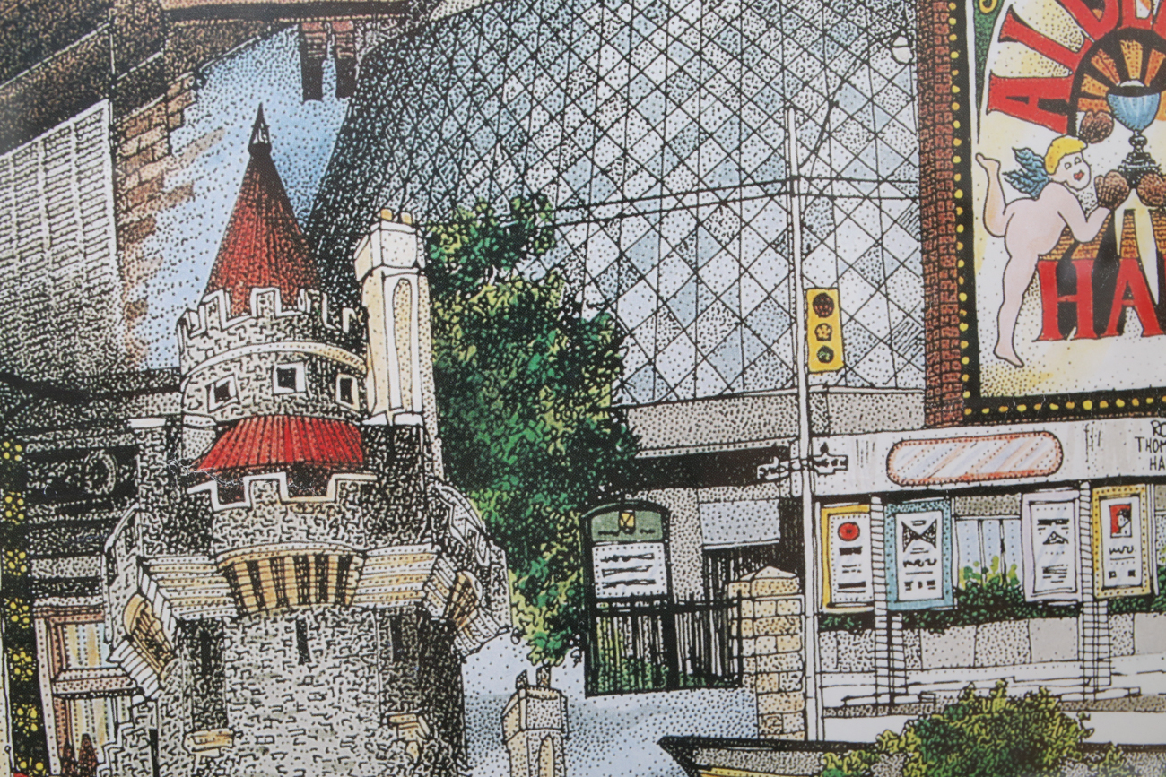 David Chrighton "Up Toronto" Framed Lithograph