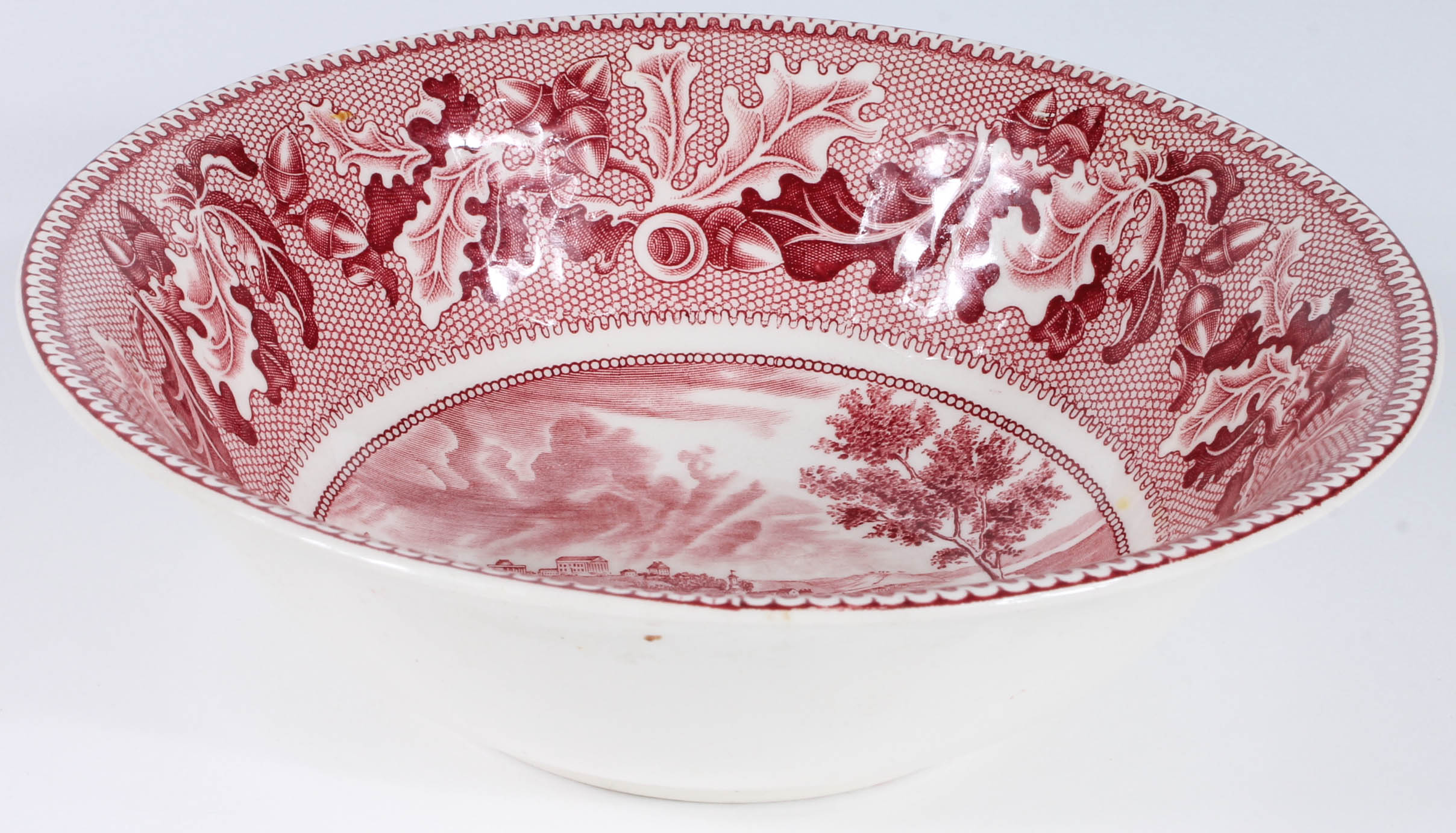 Johnson Bros "Historic America" Red Transferware Ironstone