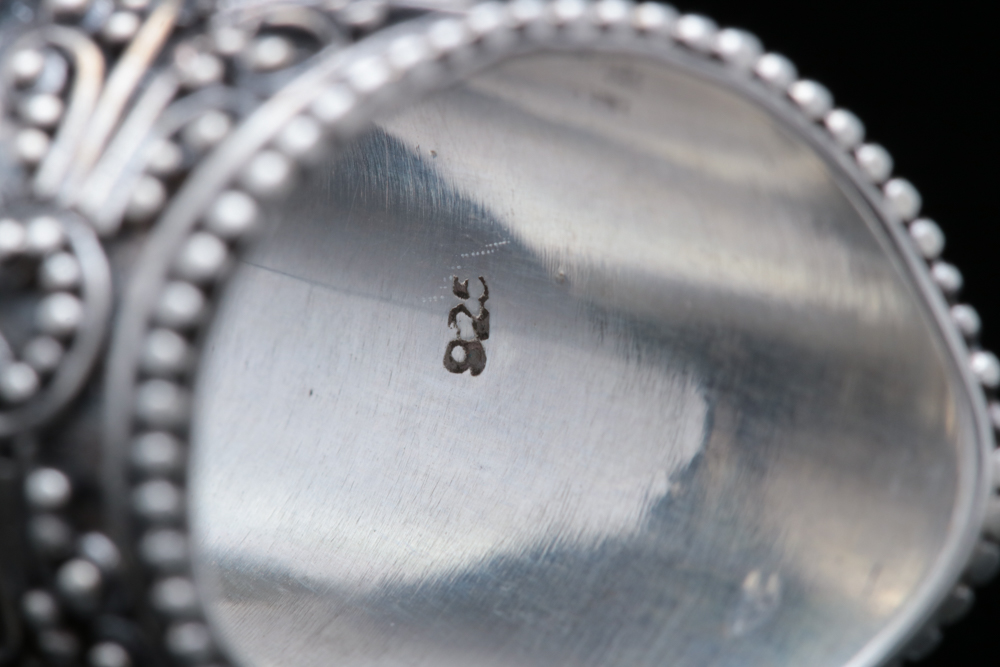 Sterling Silver and Druzy Quartz Ring