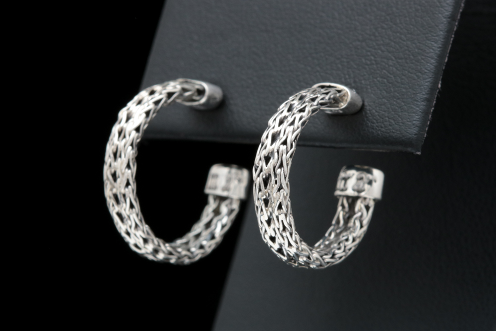 Robert Manse Sterling Silver Hoop Earrings