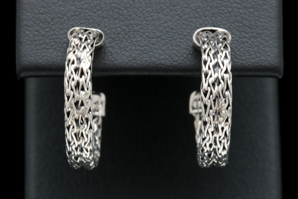 Robert Manse Sterling Silver Hoop Earrings