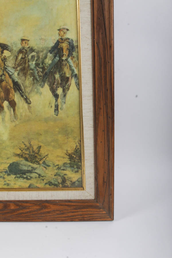 After Frederic Remington "Dismounted: The 4th Troopers Moving the Led Horses"