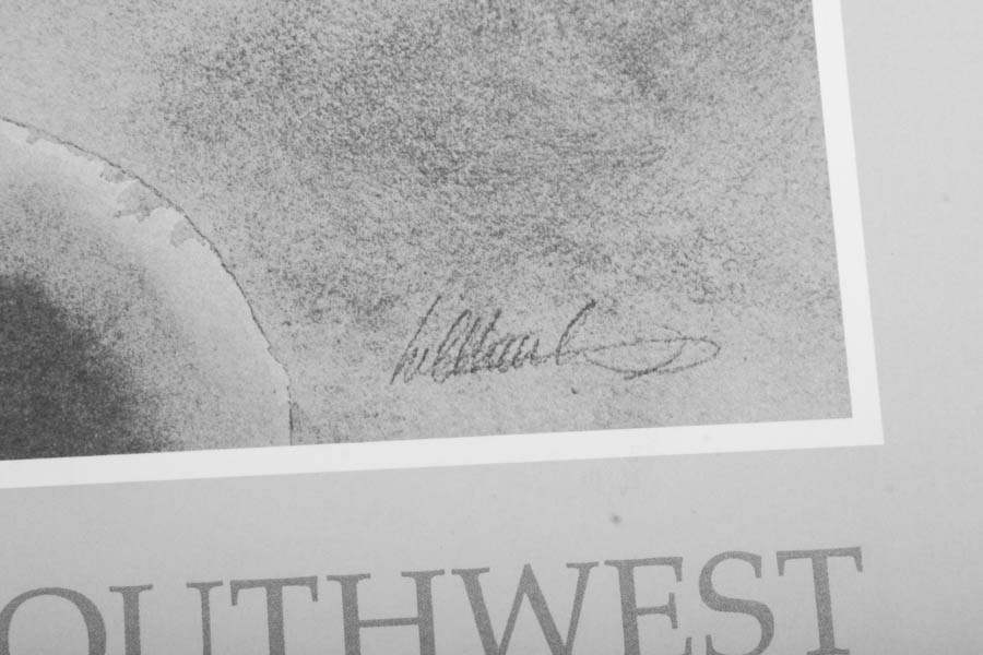 Art Gallery Poster Signed William Matthews Print