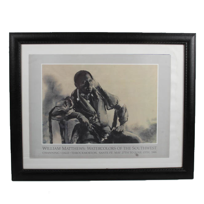 Art Gallery Poster Signed William Matthews Print