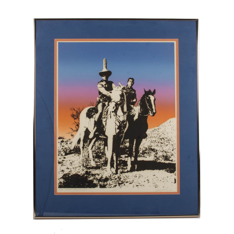 Betty Hahn Lithograph "New Mexico Sky Variation"