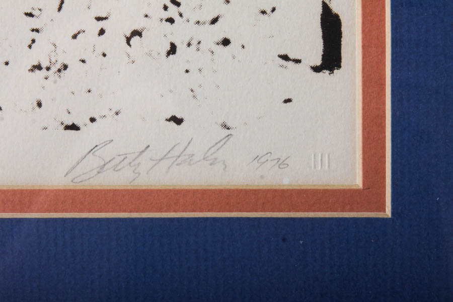 Betty Hahn Lithograph "New Mexico Sky Variation"