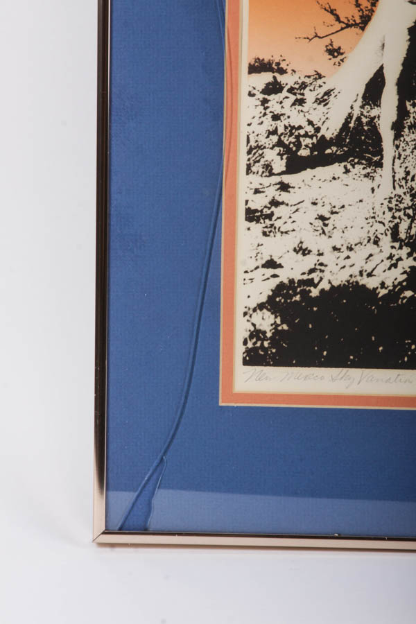 Betty Hahn Lithograph "New Mexico Sky Variation"