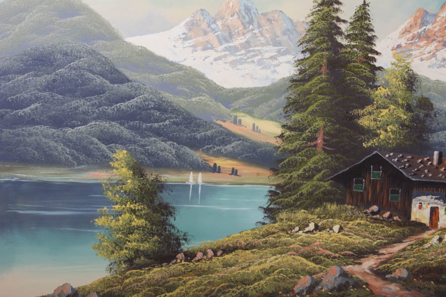 Wolbeck Landscape Oil Painting on Stretched Canvas