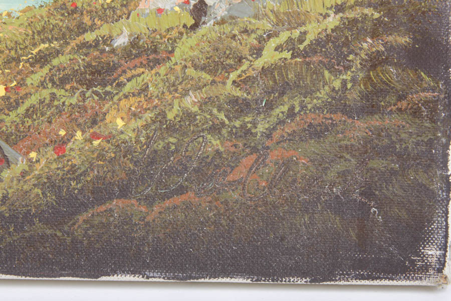 Wolbeck Landscape Oil Painting on Stretched Canvas