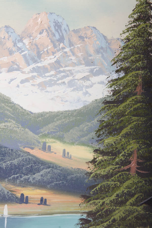 Wolbeck Landscape Oil Painting on Stretched Canvas