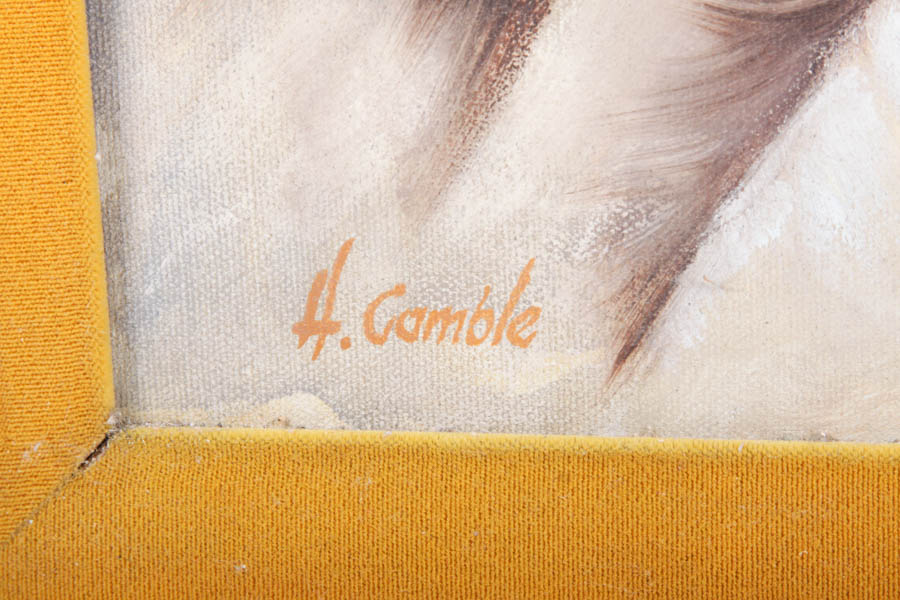 Harvey Gamble Oil Portrait on Canvas