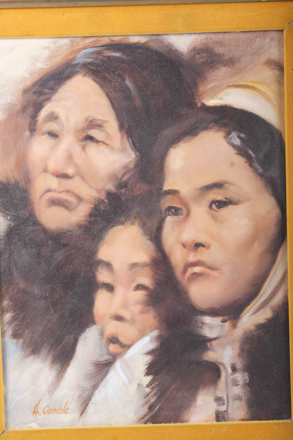 Harvey Gamble Oil Portrait on Canvas