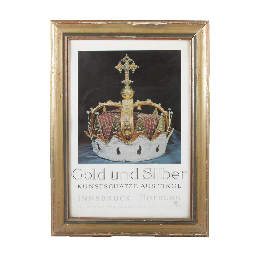 Gold und Silber Poster