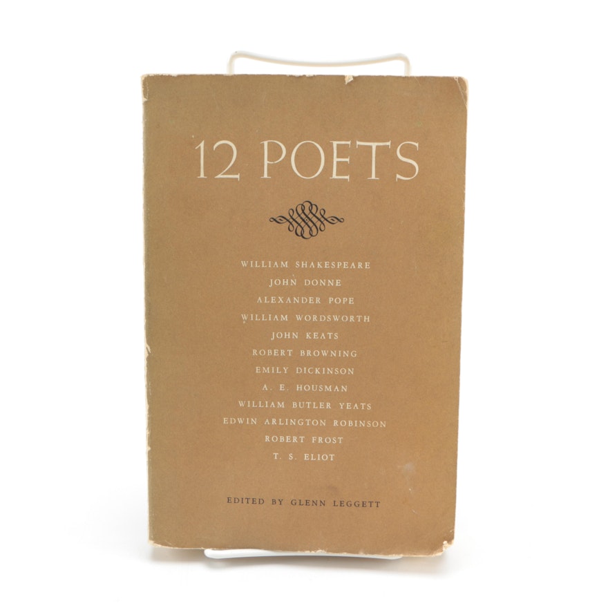 1958 "12 Poets" Classic Poetry Collection