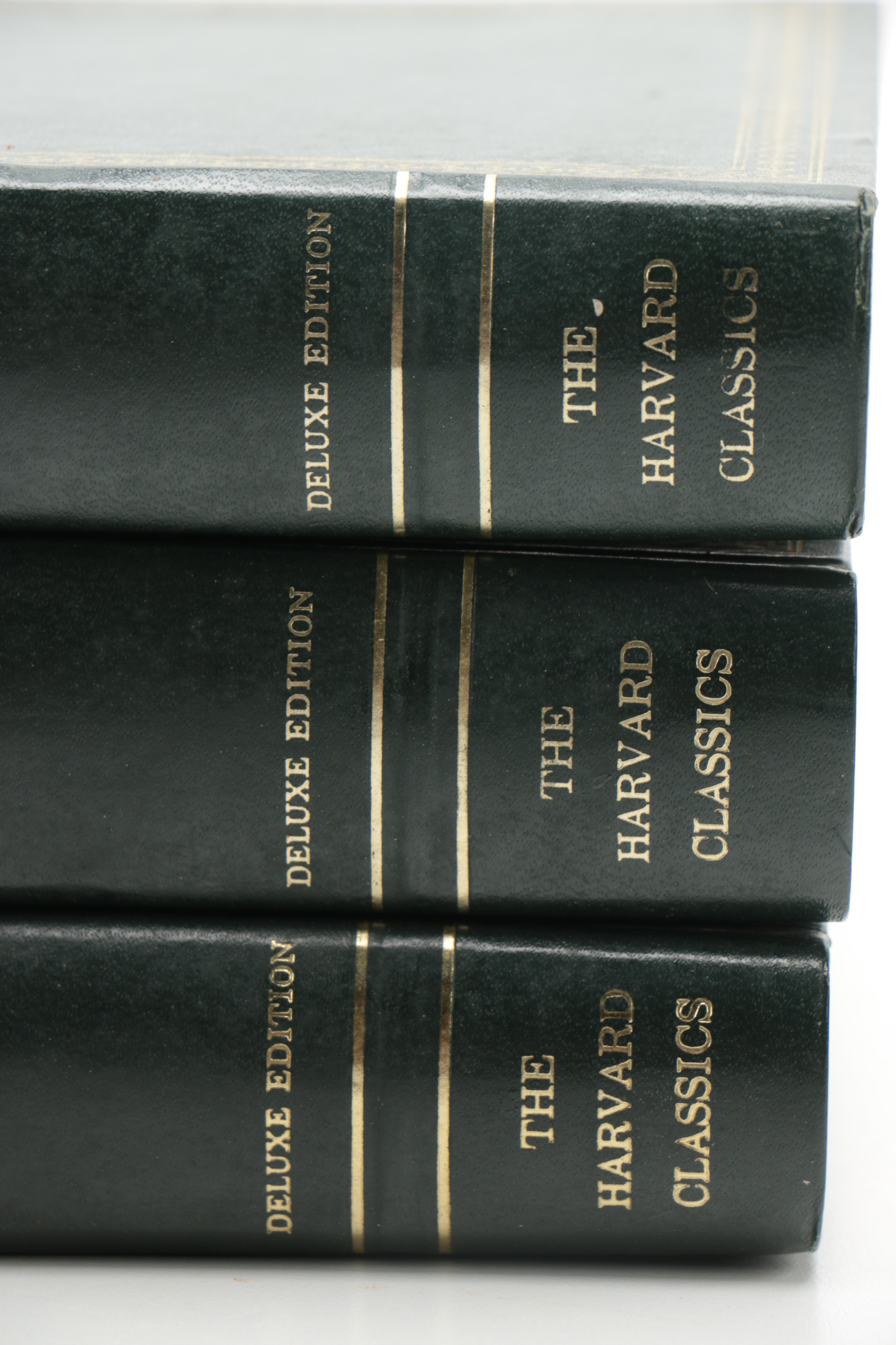 1937-1938 Three Volumes of "The Harvard Classics" Deluxe Edition