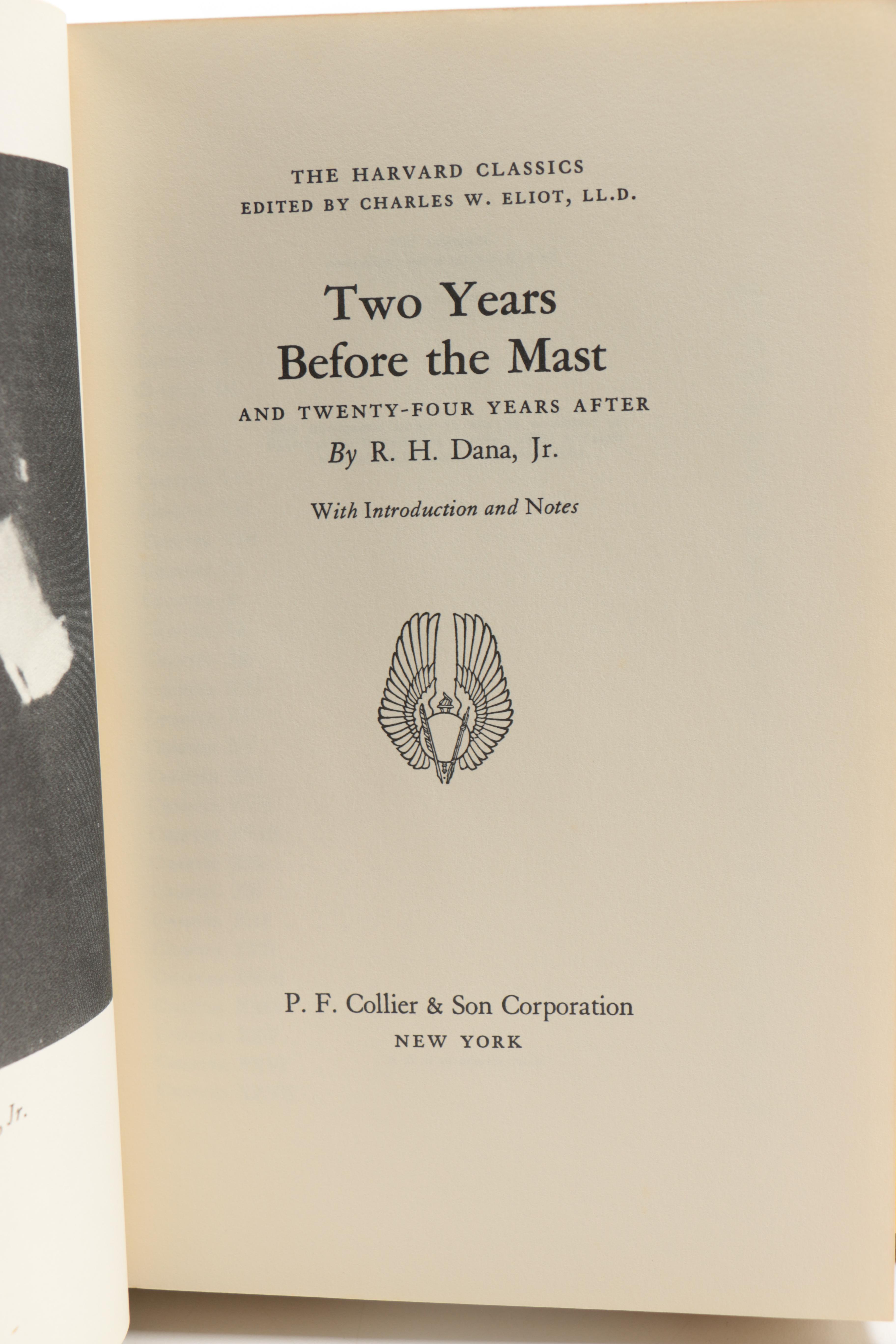 1937-1938 Three Volumes of "The Harvard Classics" Deluxe Edition