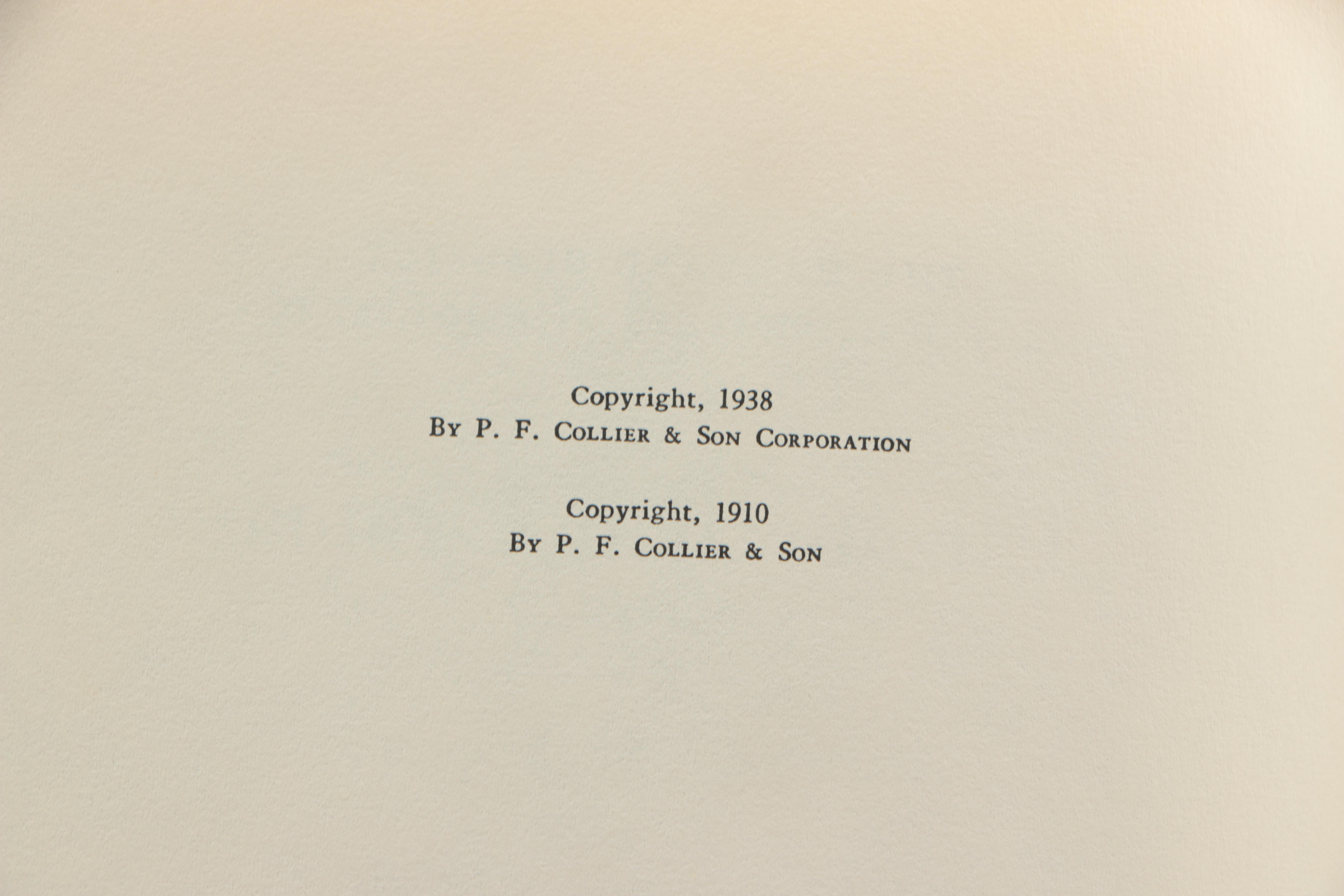 1937-1938 Three Volumes of "The Harvard Classics" Deluxe Edition