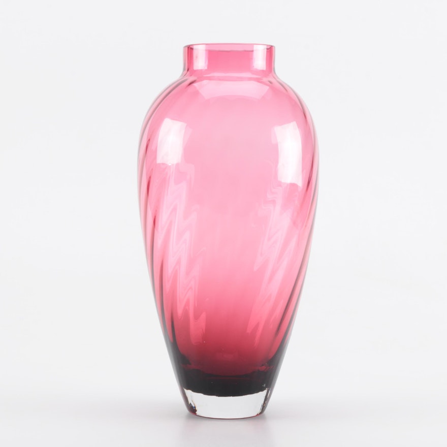 Tiffany & Co. "TFC41" Rose Colored Vase