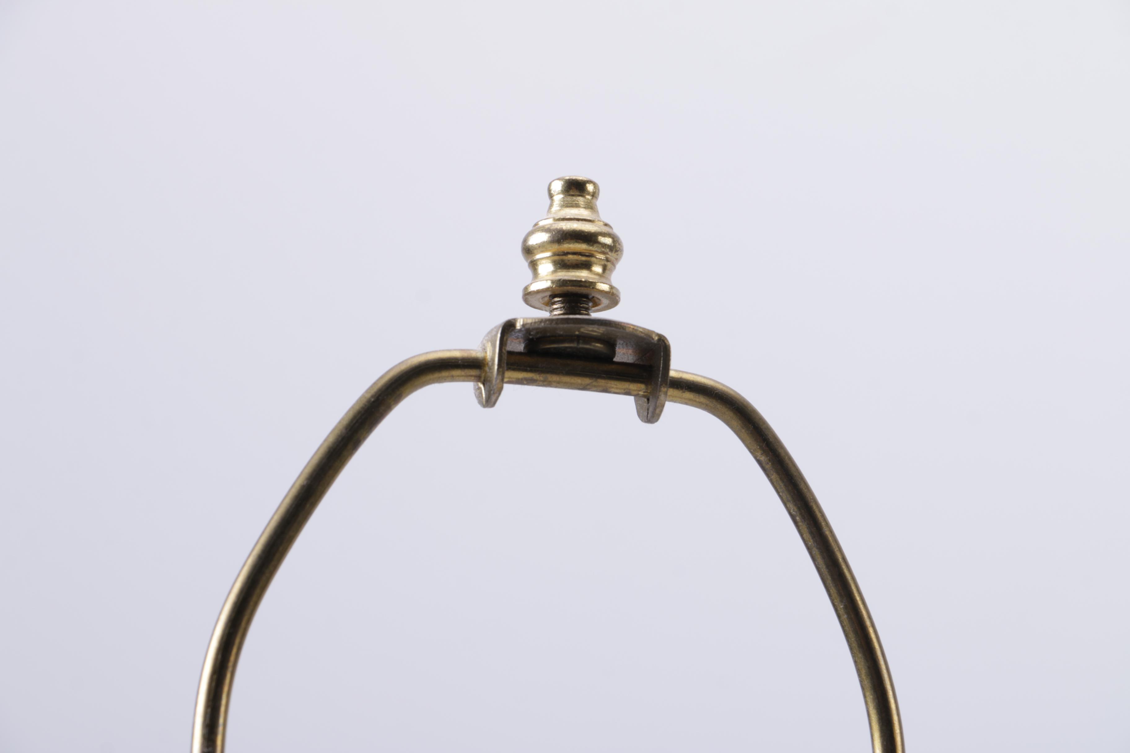 Pair of Ornate Metal Desk Lamps