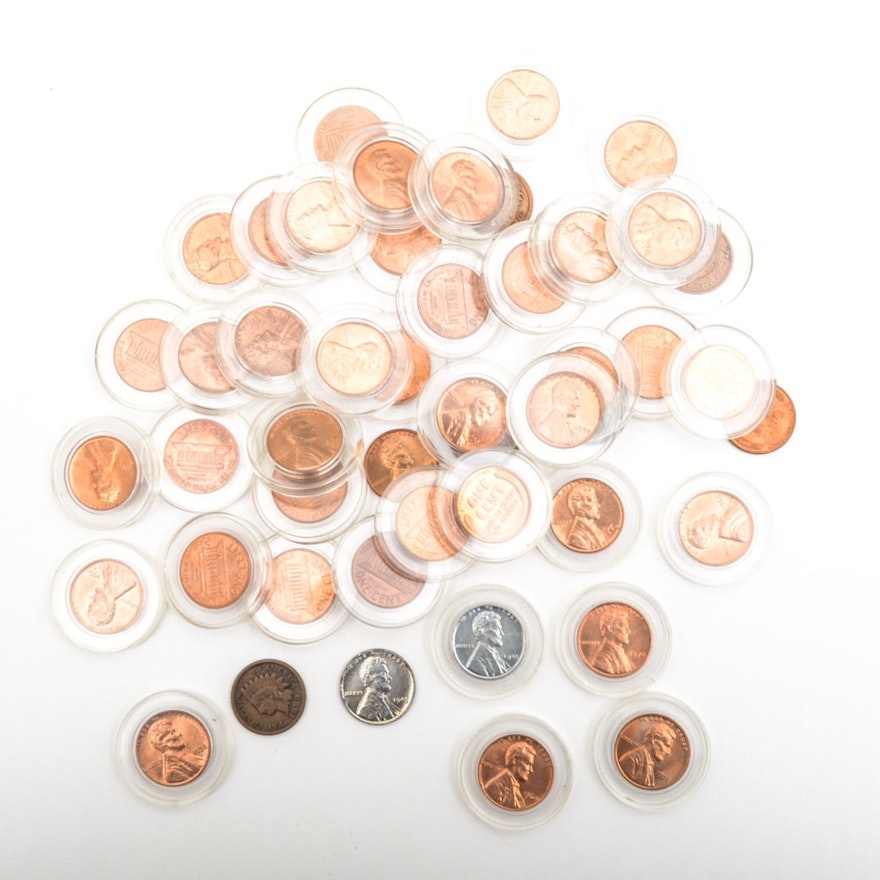 United States One Cent Coin Collection